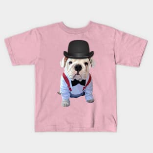 Bulldog Hat Kids T-Shirt